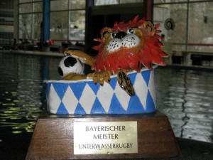 Der Wanderpokal für den Bayerischen Meister.